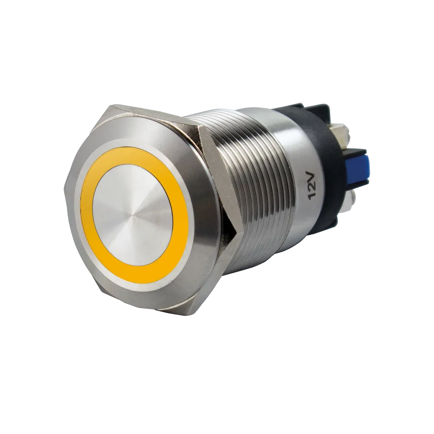 Lumonic Bouton Poussoir En Acier Inox En Relief 16mm Diamètre I Avec