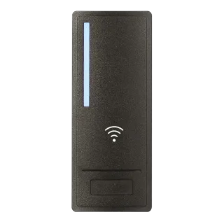 Lecteur RFID autonome avec électronique deportée AS3, 12 à 24V, EM MARIN 125 KHz ou MIFARE, raccordement par bornes à vis