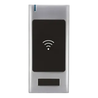 Lecteur RFID autonome avec électronique deportée AS6, 12 à 24V, EM MARIN 125 KHz, raccordement par bornes à vis