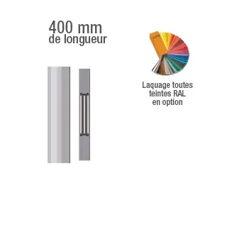 Bandeau électromagnétique 400 mm série 300 Kg, 24 ou 48V