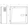 Alimentation chargeur coffret ABS 24V 5A