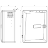 Alimentation 4 voies coffret ABS 12V 3A