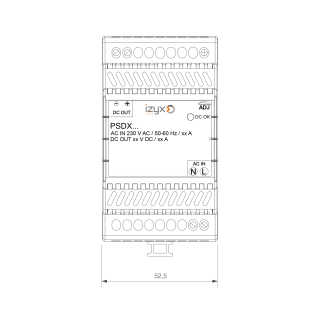 Alimentation rail DIN 24V 2,5A HE