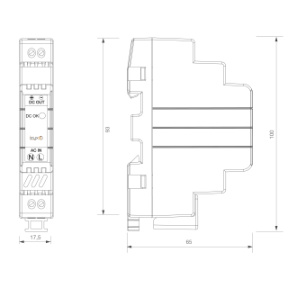 Alimentation rail DIN 12V 1,5A