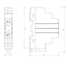 Alimentation chargeur rail DIN 24V 0,6A