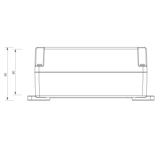 Alimentation boitier ABS IP65 12V 1,5A