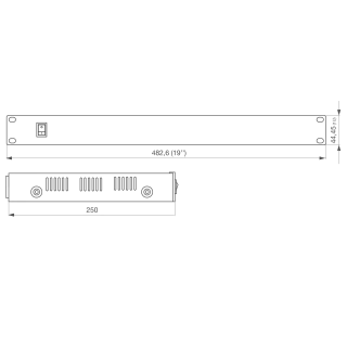 Alimentation chargeur multivoies rackables 12V 8A