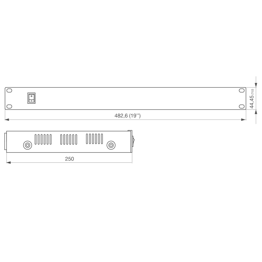 Alimentation chargeur multivoies rackables 12V 8A