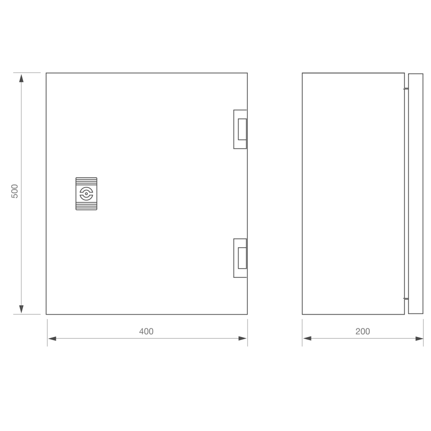 Alimentation chargeur en coffret métal IP66 48V 2,5A