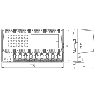 Module alimentation multivoies 12V 8A 8 voies