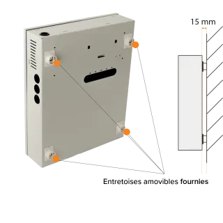 Alimentation chargeur en coffret métal 24V 10A