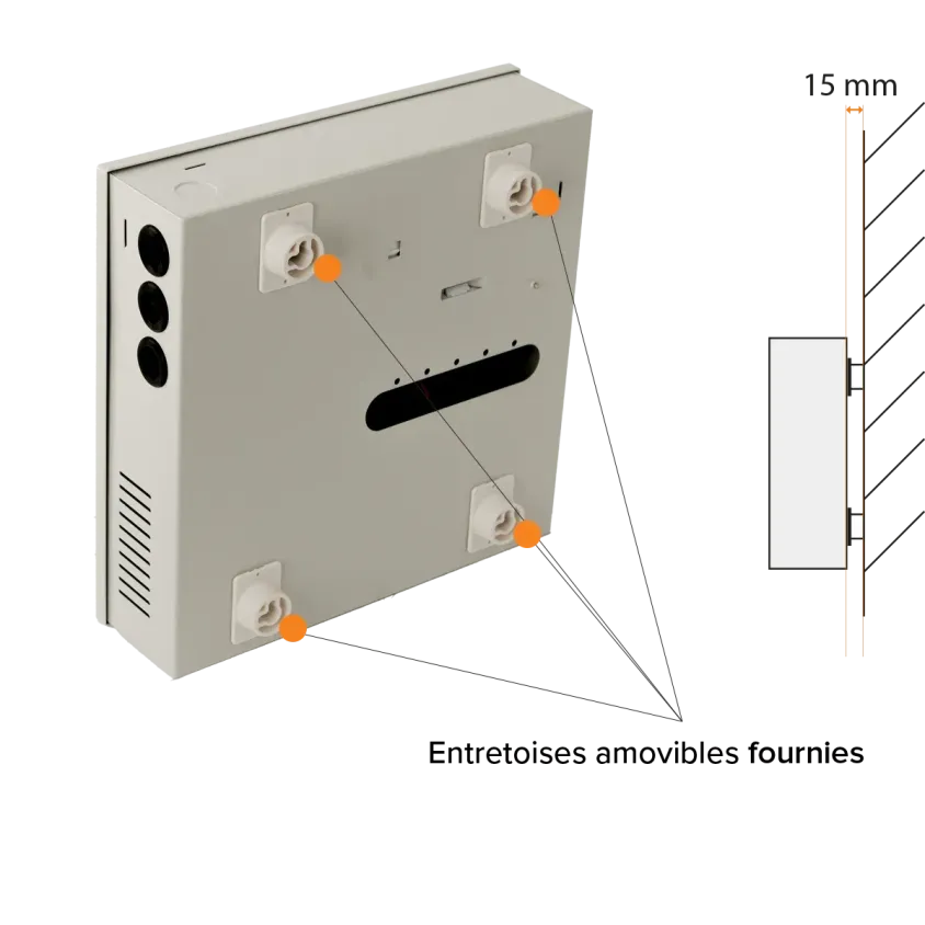 Alimentation chargeur en coffret métal 24V 2,5A