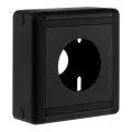 Boîtier noir aluminium/ABS, 80 x 80 x 28 mm pour IRS38 ou IRS38B ou IRS38TL