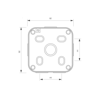 Bouton poussoir IP 66, en applique