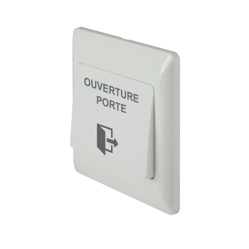 Bouton poussoir ABS, à encastrer