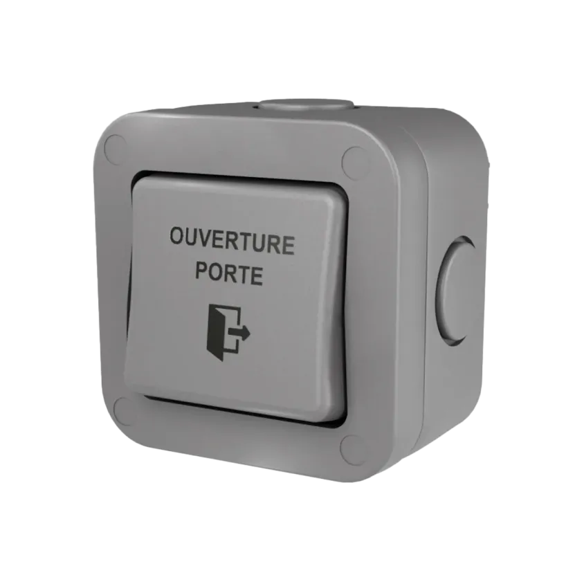 Bouton poussoir IP 66, en applique