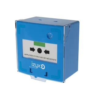 Déclencheur manuel 3 contacts BLEU