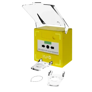 Déclencheur manuel 1 contact JAUNE