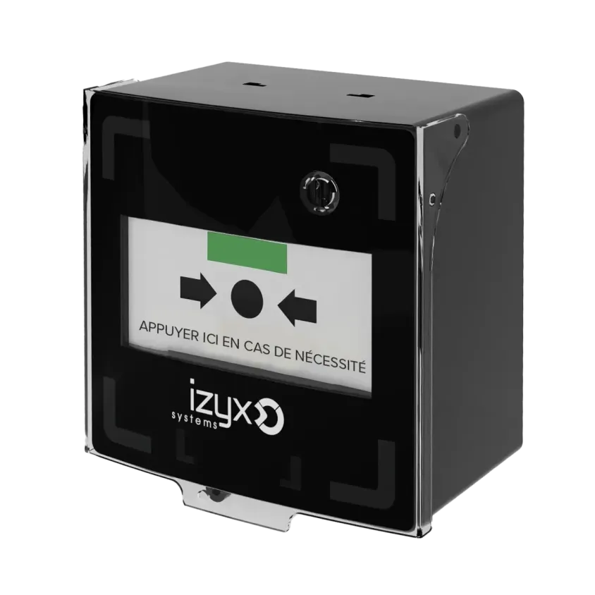 Déclencheur manuel 3 contacts NOIR