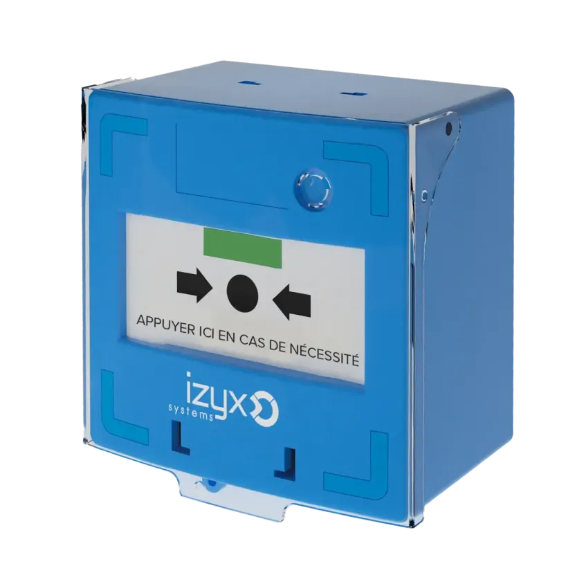 Déclencheur manuel 3 contacts BLEU