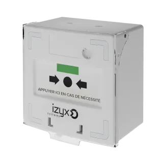 Déclencheur manuel 3 contacts BLANC