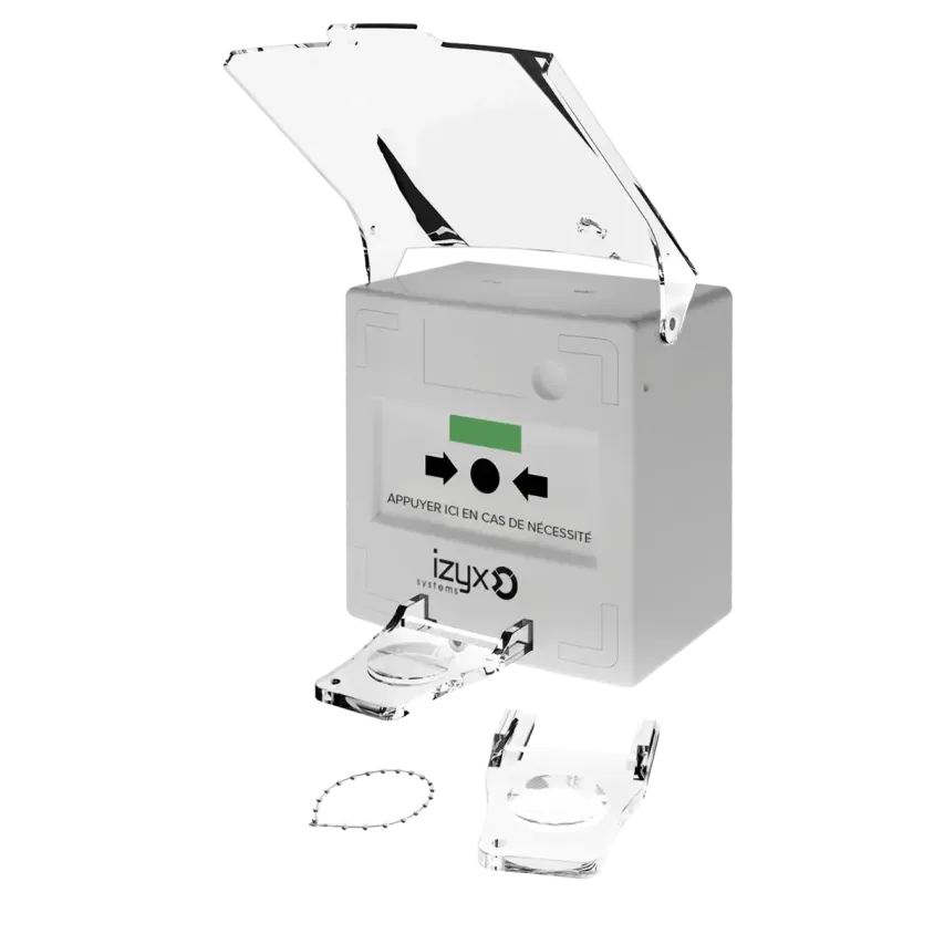 Déclencheur manuel 3 contacts BLANC