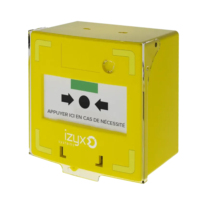 Déclencheur manuel 3 contacts JAUNE