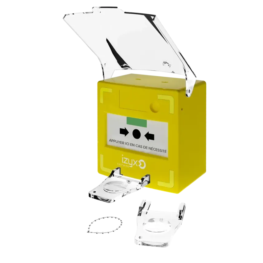 Déclencheur manuel 3 contacts JAUNE