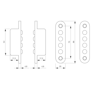 Transmetteur de courant, 4 billes