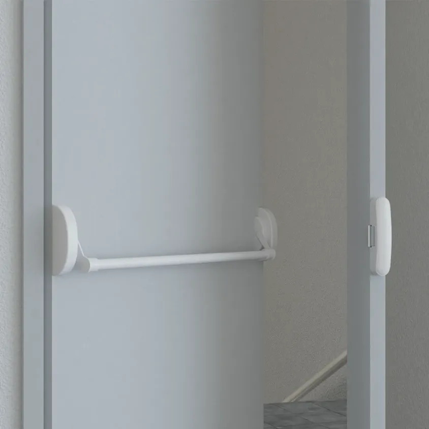 Gâche électrique en applique pour barre antipanique, à rupture de courant, 12V DC