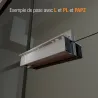 EH3-PAPZ, Plaque à coller pr montage sur porte en verre,montage-ventouse-electromagnetique-porte-verre|IZYX SYSTEMS - izyx system -5