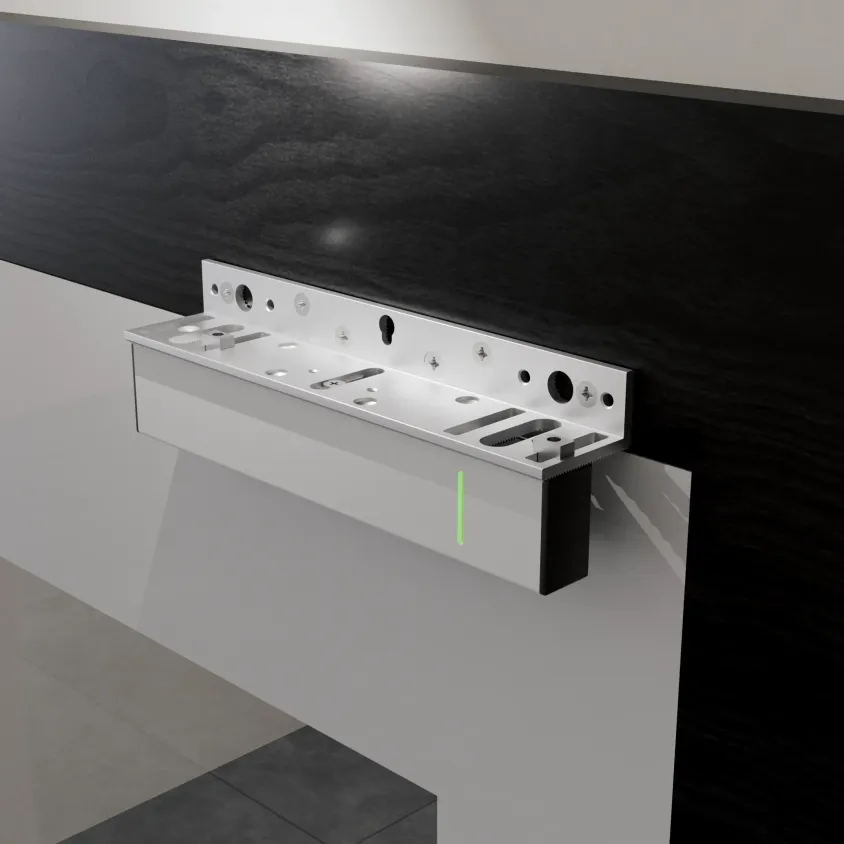 Support de contreplaque en aluminium pour séries EMM600 / EMS600