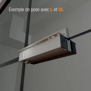 Support de contreplaque en aluminium pour séries EMM600 / EMS600