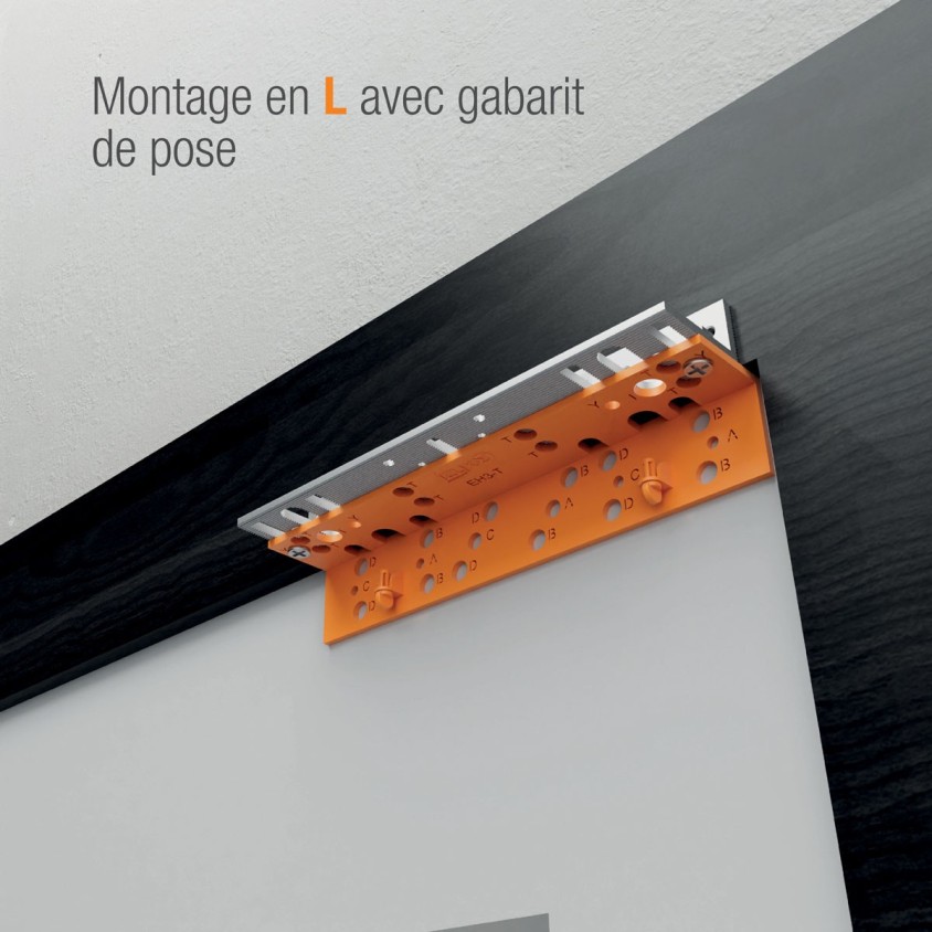 Support de contreplaque en aluminium pour séries EMM600 / EMS600