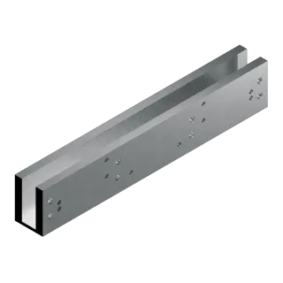 Support de contreplaque en aluminium pour séries EMM600 / EMS600