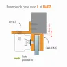 EH3-UAPZ, Etrier U pr montage contreplaque EH3 ou équerre EH3-Z,comment-poser-ventouse-electromagnetiqueIZYX SYSTEMS - izyx system -4