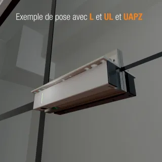 Support de contreplaque en aluminium pour séries EMM600 / EMS600