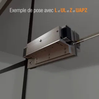 Support de contreplaque en aluminium pour séries EMM600 / EMS600