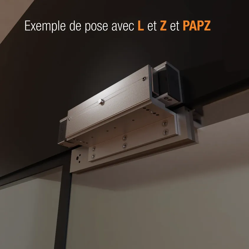 Support de contreplaque en aluminium pour séries EMM600 / EMS600