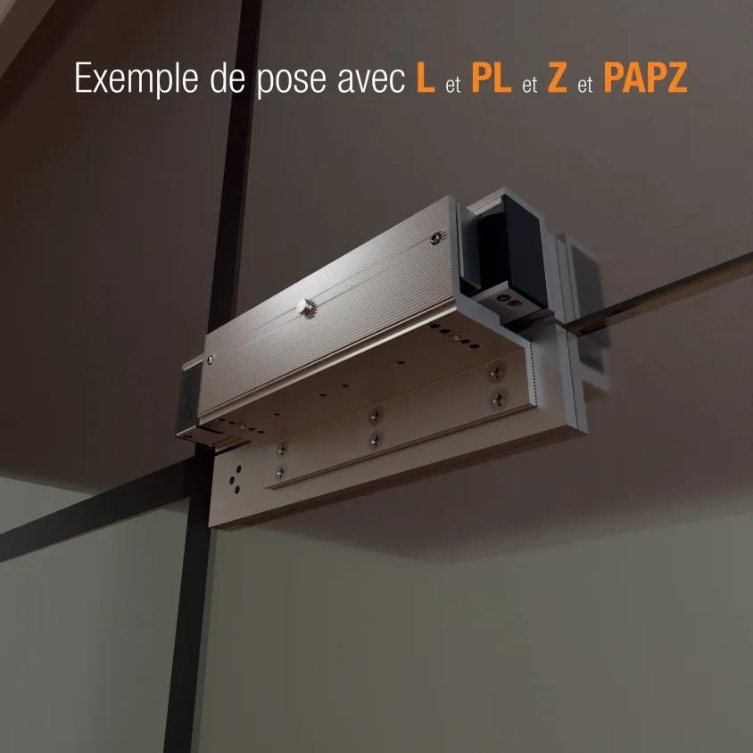 Support de contreplaque en aluminium pour séries EMM600 / EMS600