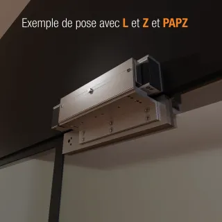Support de contreplaque en aluminium pour séries EMM600 / EMS600