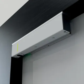 Kit Ventouse électromagnétique en applique EH3 - 300 Kg, 12-48V DC LED R/V CTC PV/PD PO/FR NF S61-937 + accessoires de pose