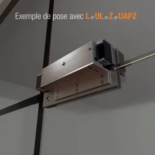 Support de contreplaque en aluminium pour séries EMM600 / EMS600