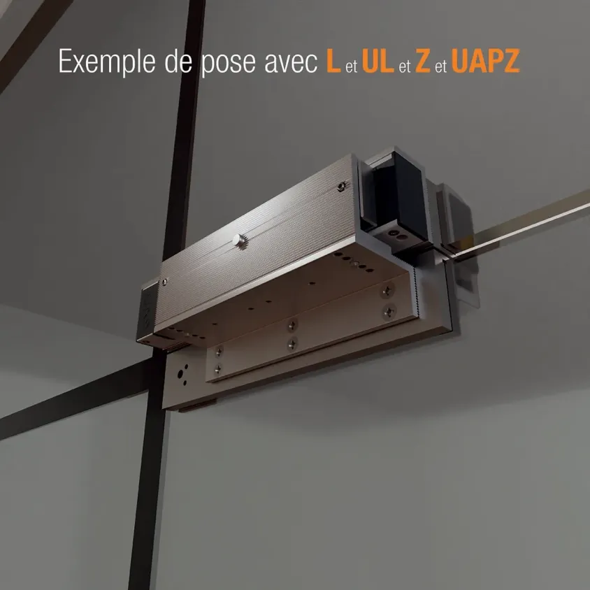 Support de contreplaque en aluminium pour séries EMM600 / EMS600