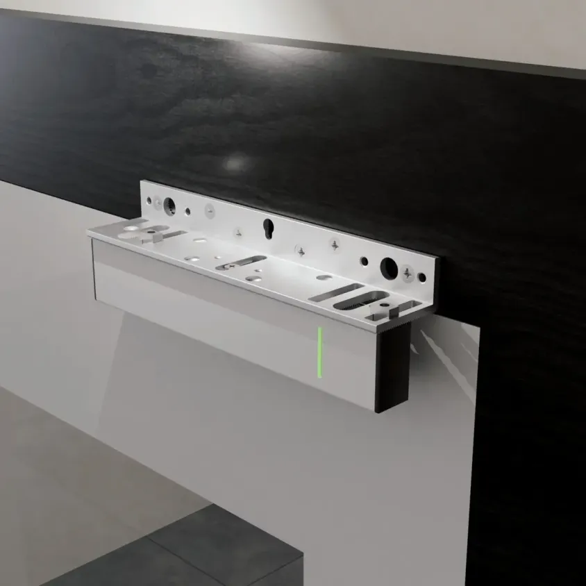 Ventouse électromagnétique en applique série 300 Kg, 12 ou 24V