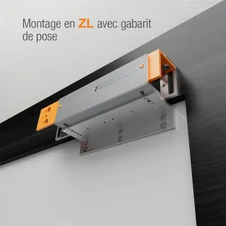 Ventouse électromagnétique en applique série 300 Kg, 12 ou 24V