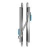 DLMT100/AB, Passage de câble à encastrer 258 mm 12 bornes débrochables pour ouverture porte 100° | IZYX SYSTEMS - izyx system -1