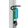 DLMT100/AB, Passage de câble à encastrer 258 mm 12 bornes débrochables pour ouverture porte 100° | IZYX SYSTEMS - izyx system -3
