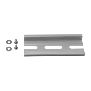 Rail DIN 80 mm pour boîtiers SBWP (avec vis de fixation)