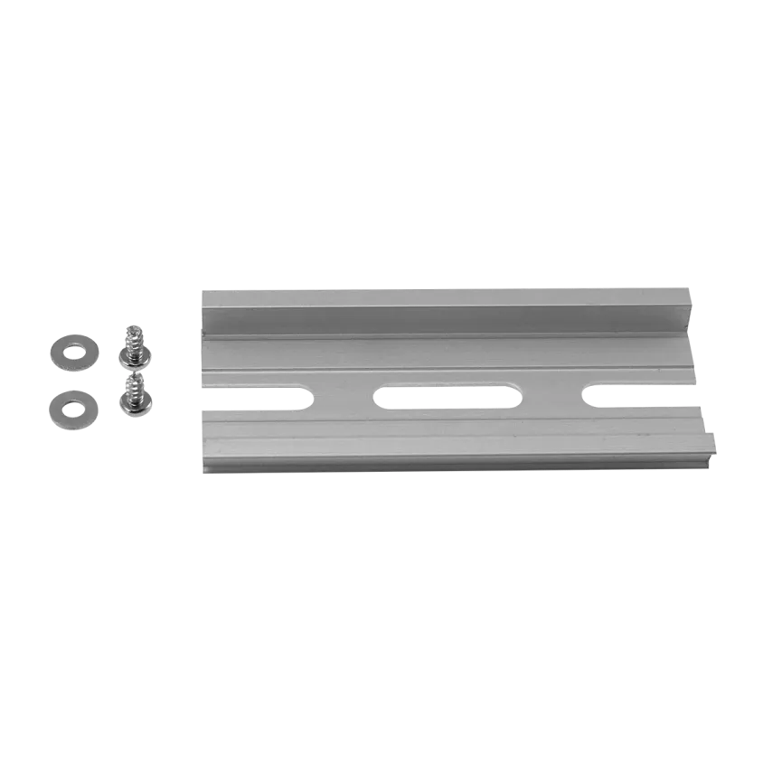 Rail DIN 80 mm pour boîtiers SBWP (avec vis de fixation)